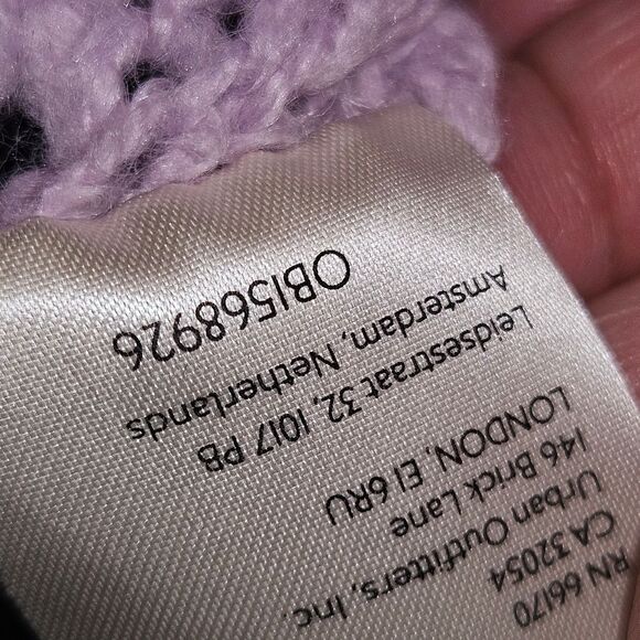 Free People Avery Cardi in Orchid Dust Lavender - Picture 8 of 10